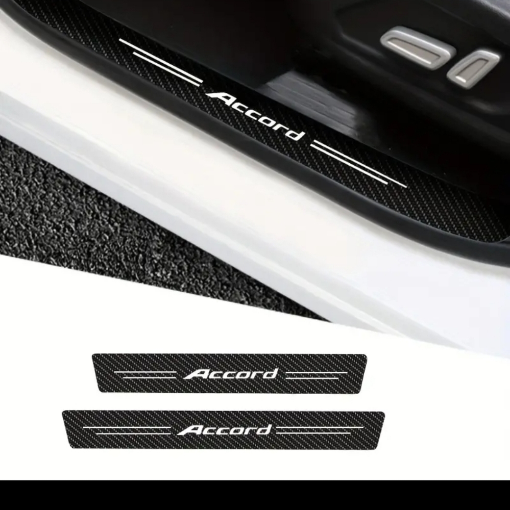 4 piece Honda Accord door sill liner scuff protector set